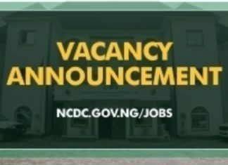 Job Vacancy at NCDC