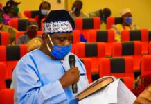 Governor Akeredolu swear -in Oluwatuyi as SSG