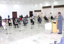 Okowa swear in five new permanent secretaries