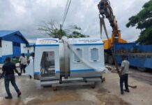 Maritime Academy in Oron receives equipment for underwater training
