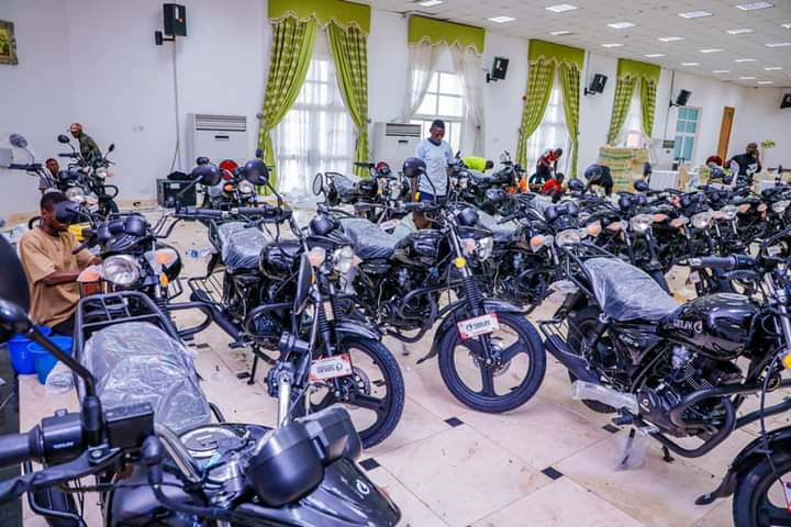 Plateau state donates 50 vehicles, 200 motorcycles to security agencies 