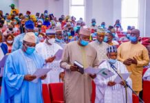 Governor Lalong swear-in newly elected local government chairmen