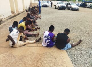 Police parades 17 Nasarawa thugs, recover 13 fire arms
