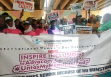 Groups in Plateau launch “untax my menstrual pad” to improve hygiene of women fleeing conflicts