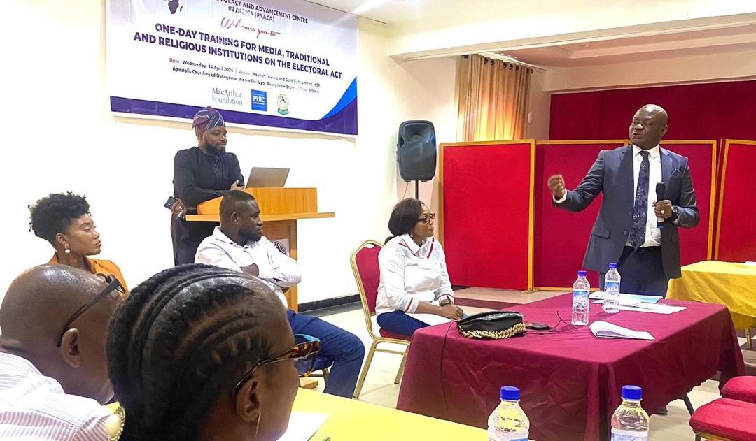 PAACA trains journalists, citizens to deepen knowledge of Electoral Act ahead of 2027